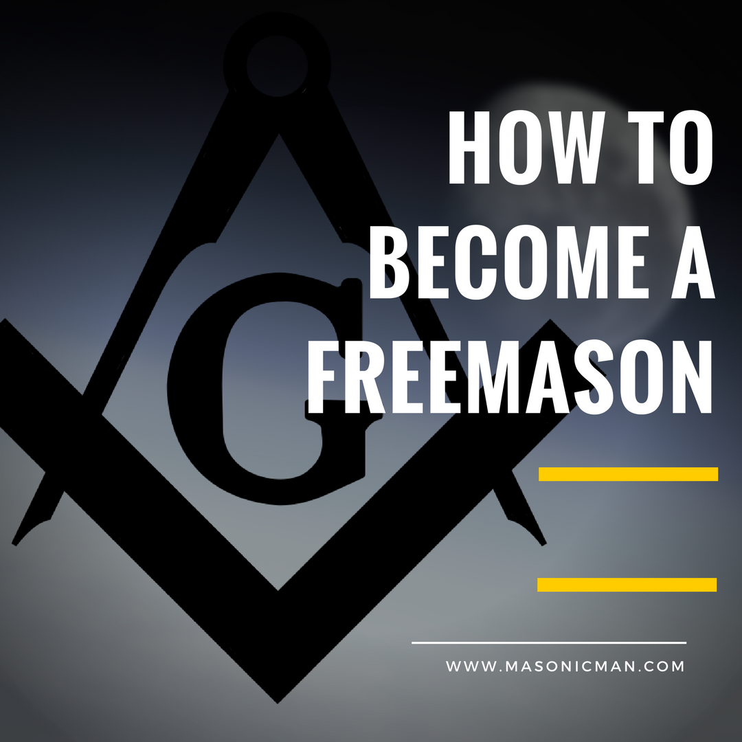 How do you become a Freemason?