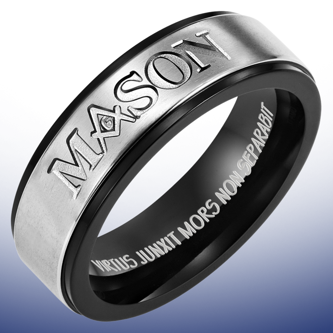 Masonic MASON Titanium Ring