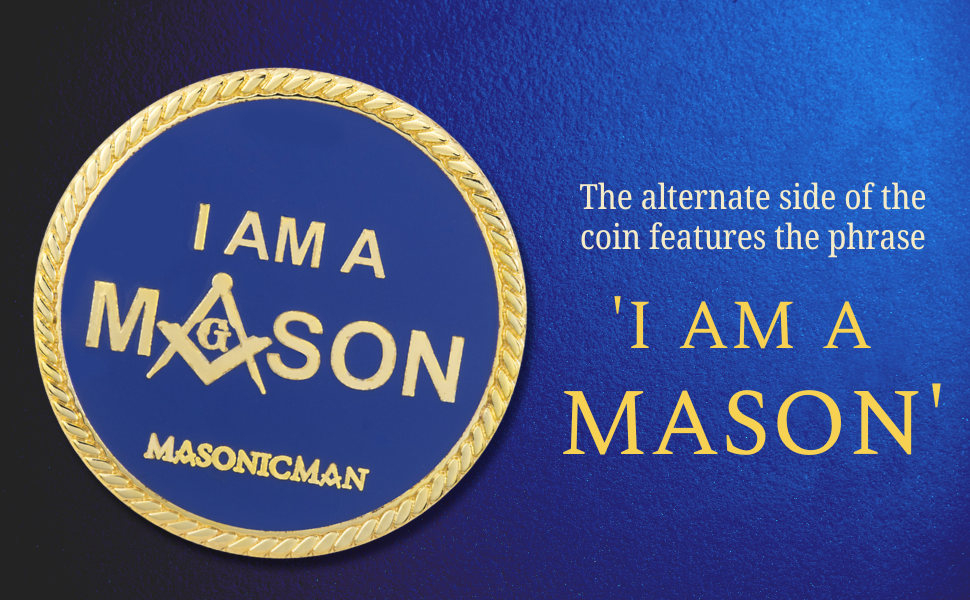 MasonicMan Coin I Am A Mason