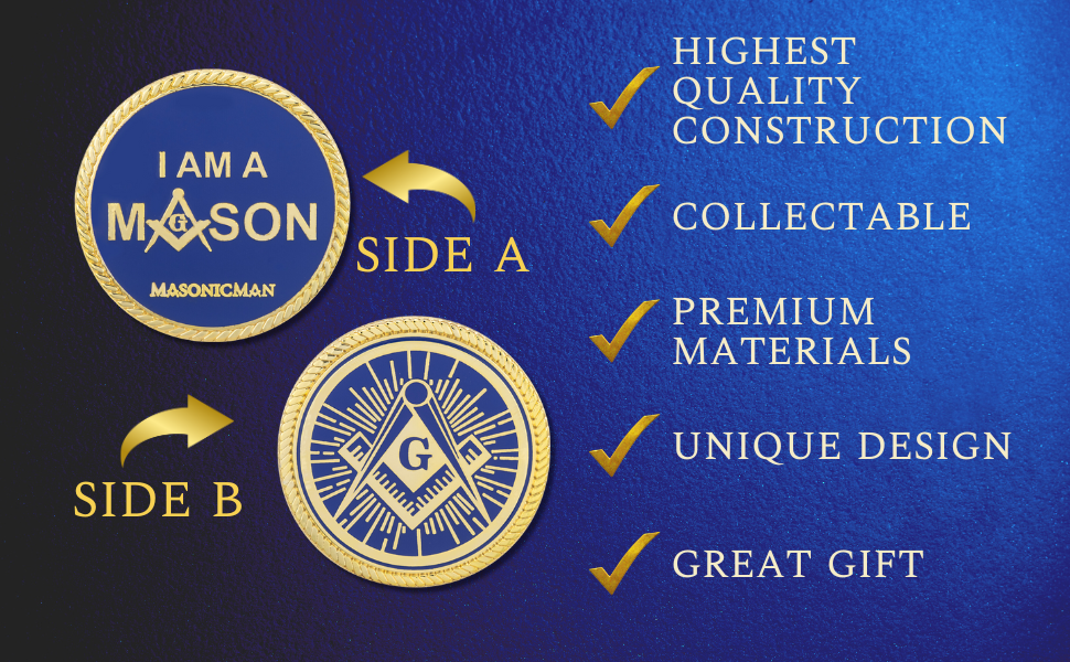 MasonicMan Coin I Am A Mason