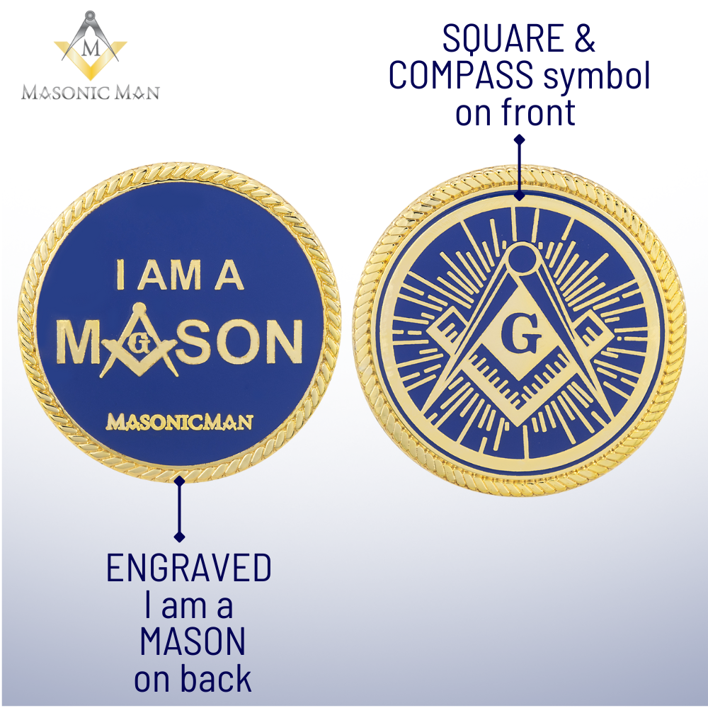 MasonicMan Coin I Am A Mason