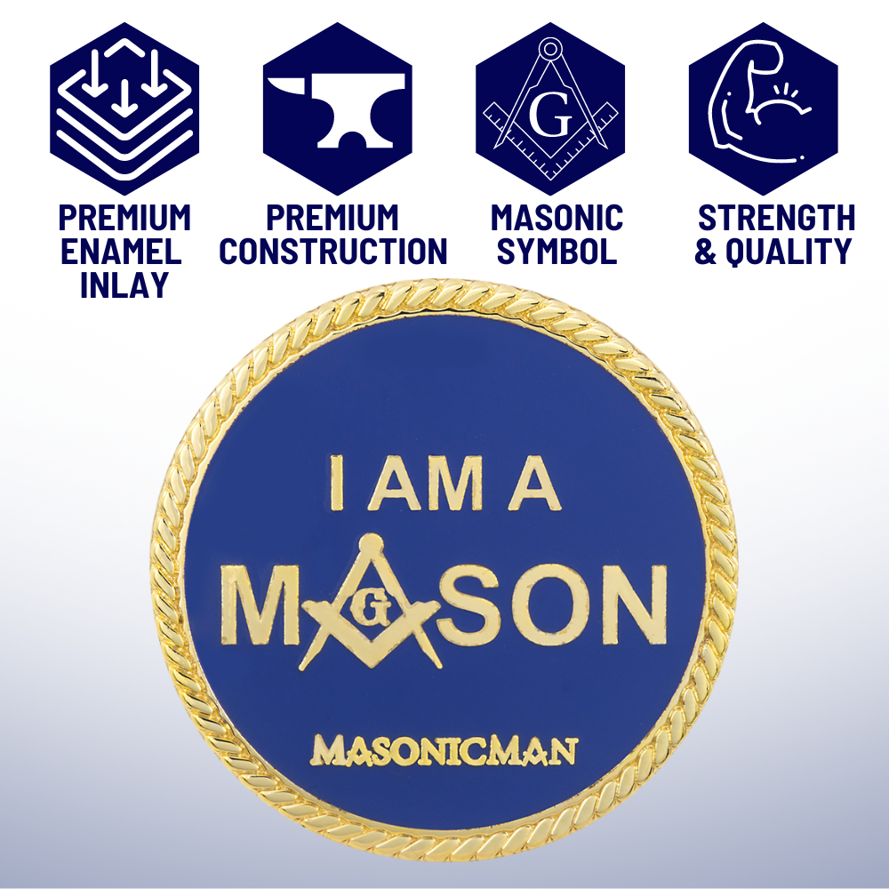 MasonicMan Coin I Am A Mason