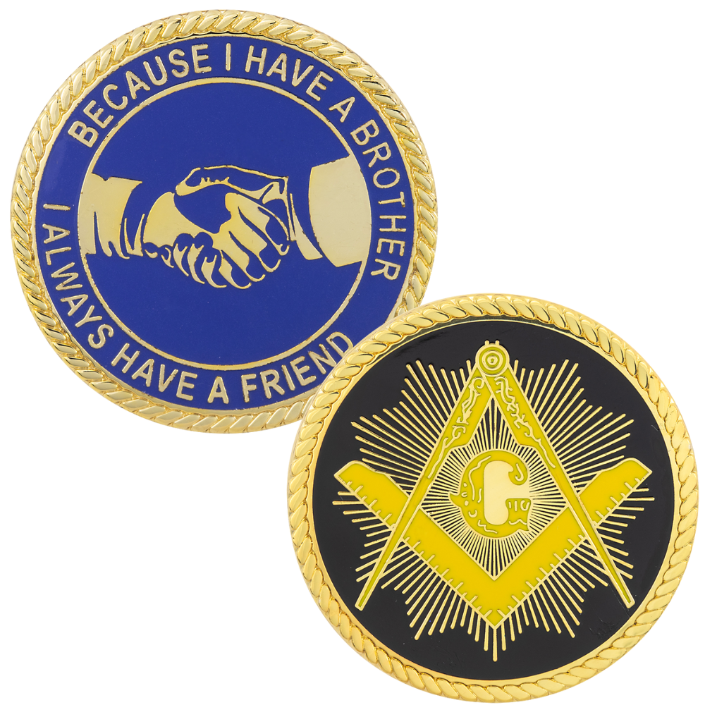 MasonicMan Coin Handshake 2 Pack