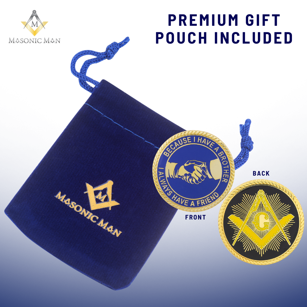 MasonicMan Coin Handshake 2 Pack