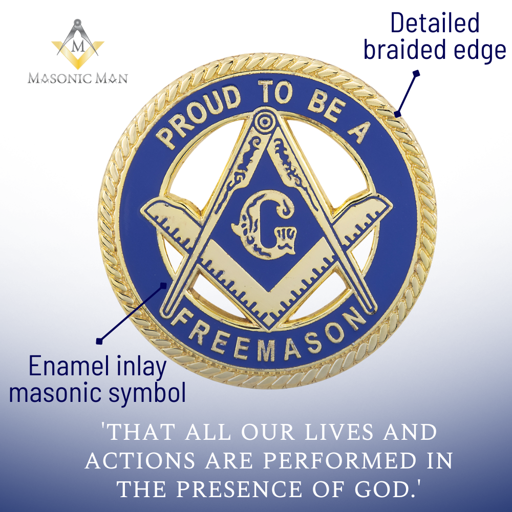 MasonicMan Coin PROUD TO BE A FREEMASON