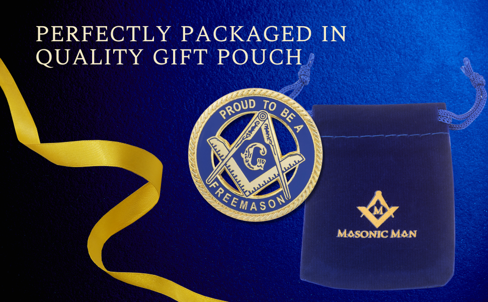 MasonicMan Coin PROUD TO BE A FREEMASON