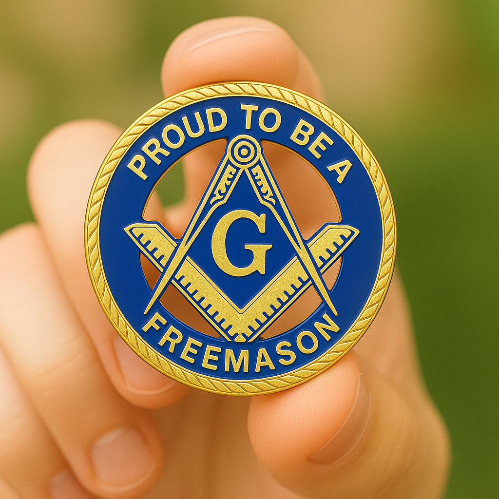 MasonicMan Coin PROUD TO BE A FREEMASON