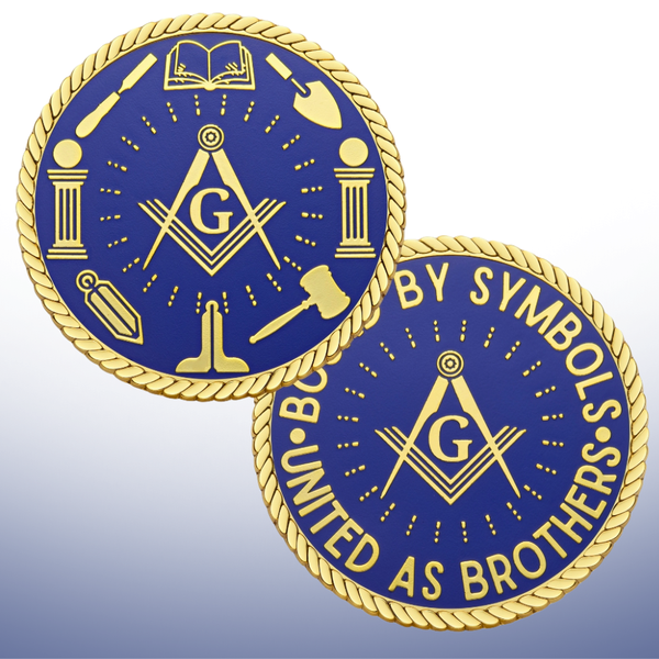 MasonicMan Coin Bound by symbols | United as brothers