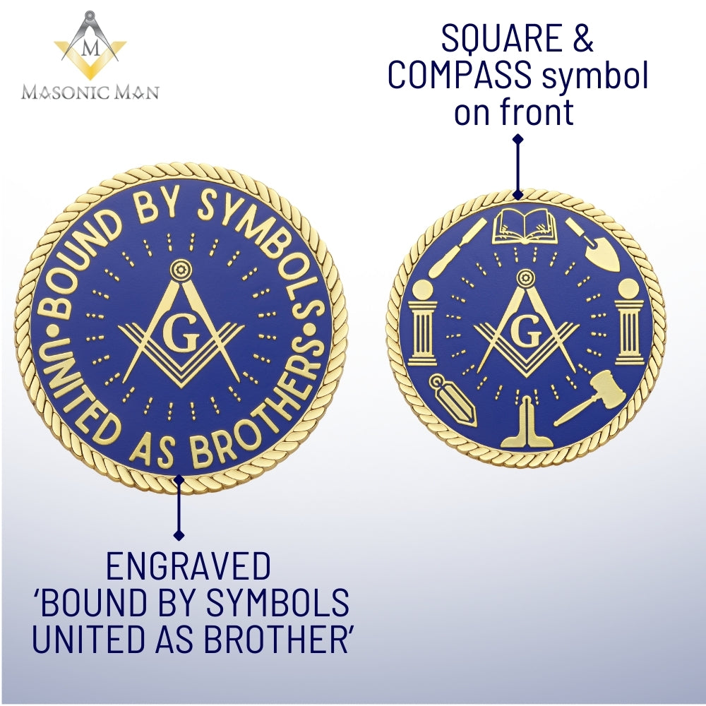 MasonicMan Coin Bound by symbols | United as brothers