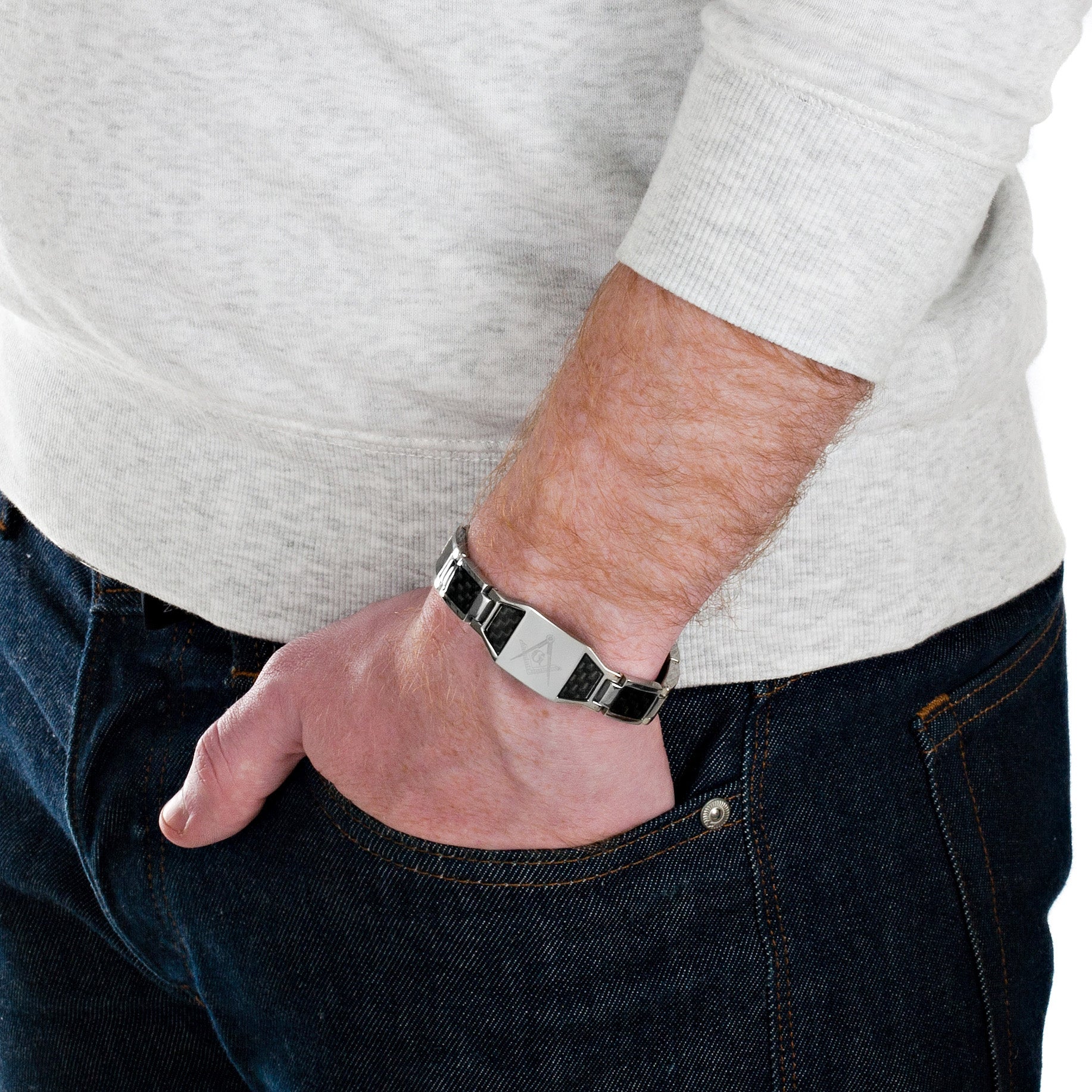 Mens Masonic Bracelet