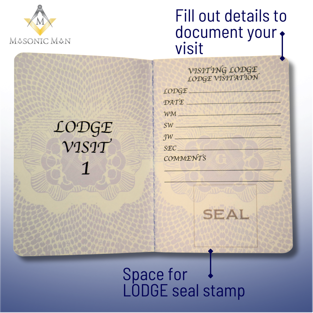 Masonic Lodge Attendance & Signature Book – Customizable For Craft Lodge Meetings & Events