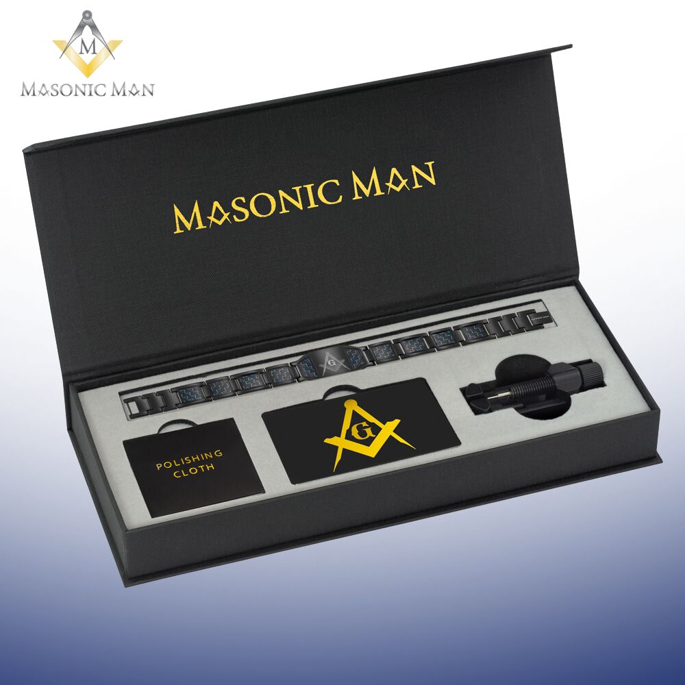 thumbnail image 2 of Masonic Leather Bookmark - Pastmaster Design Handcrafted In The UK Premium Quality 2 of 9