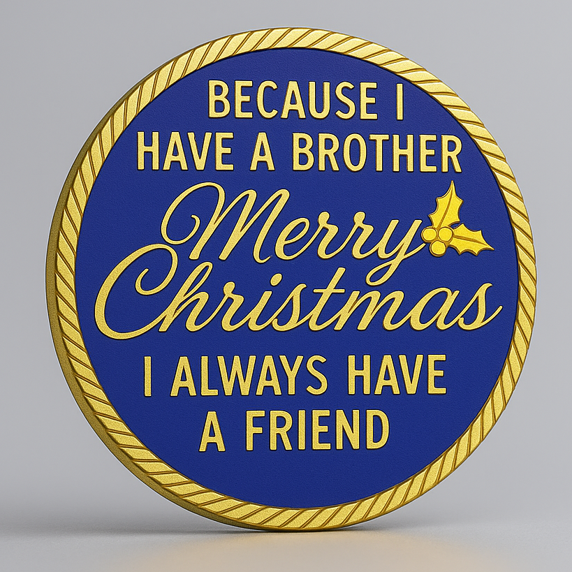The Light of Christmas | Collectors Edition Challenge Coin
