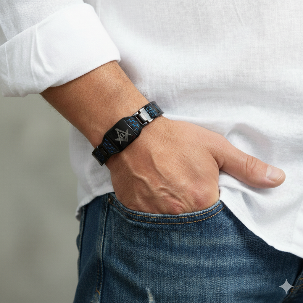 Mens Masonic Bracelet
