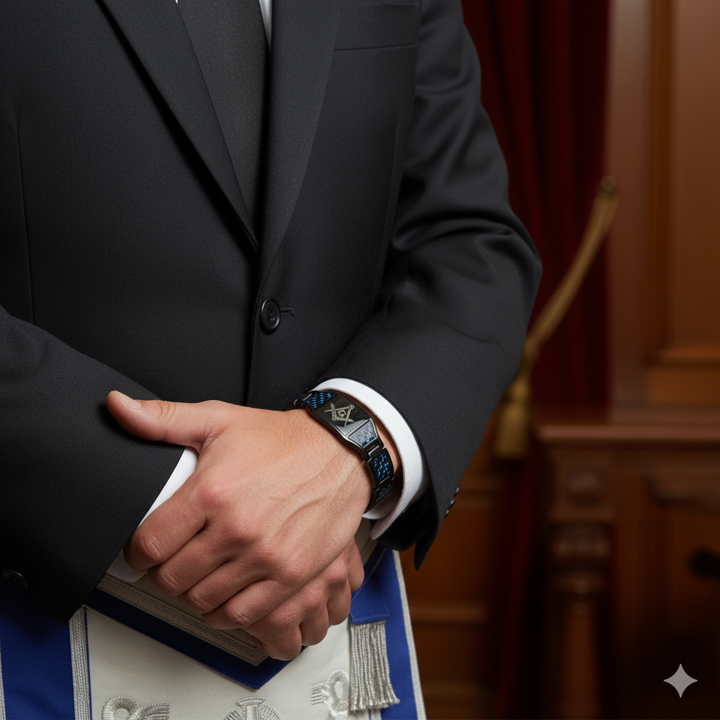 Mens Masonic Bracelet