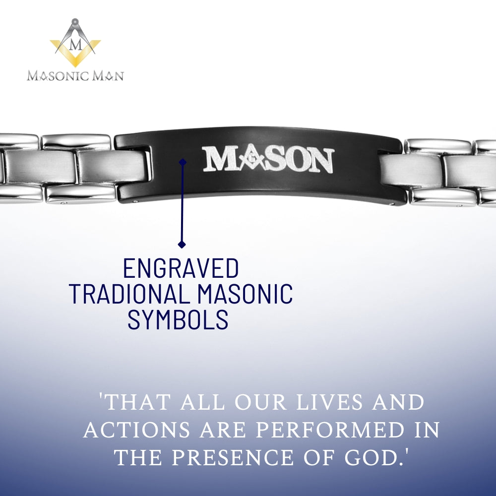 Mens Masonic Bracelet