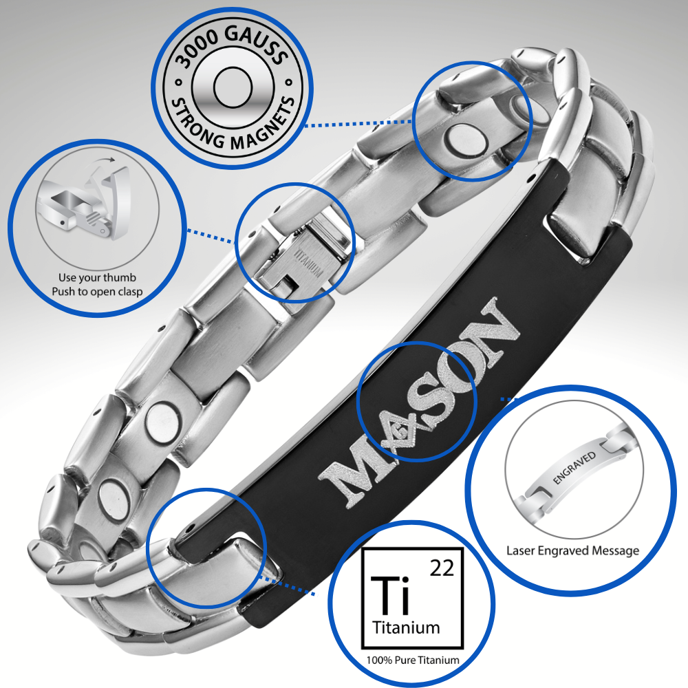 Mens Masonic Bracelet