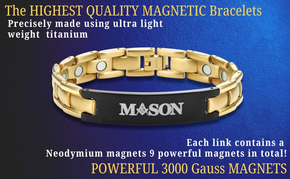 Masonic Mens Bracelet MASON