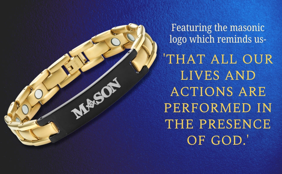 Masonic Mens Bracelet MASON