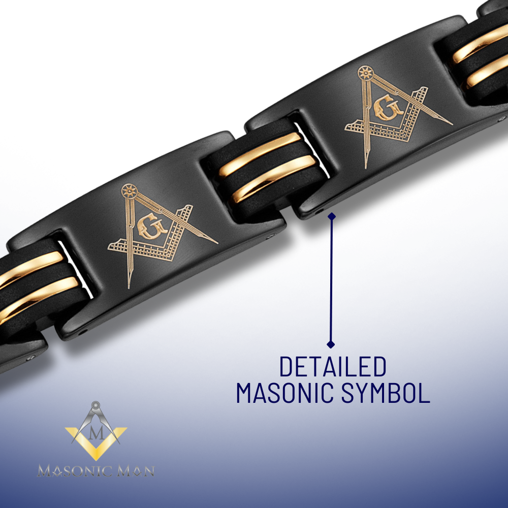 Mens Masonic Bracelet