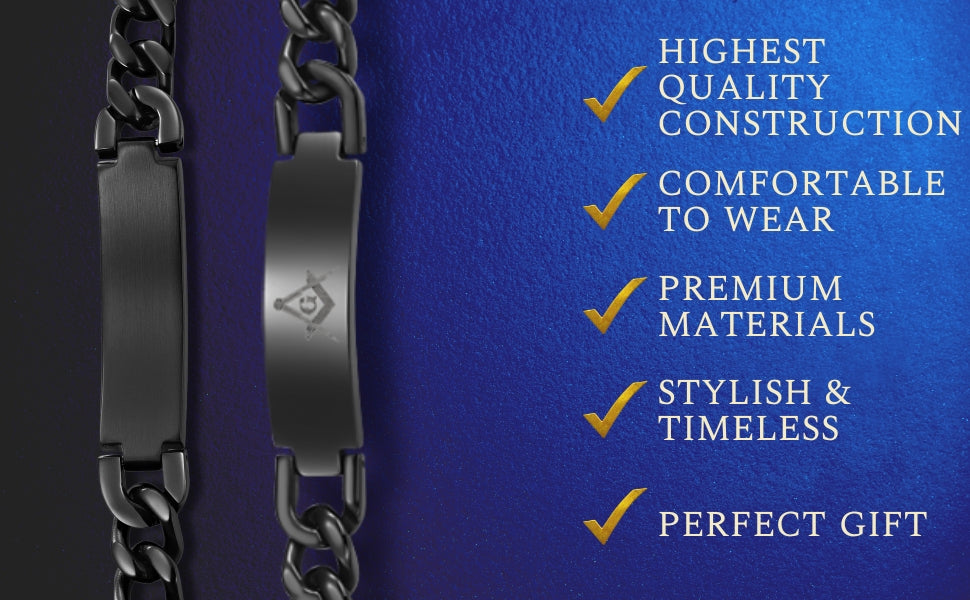 Men Masonic Bracelet