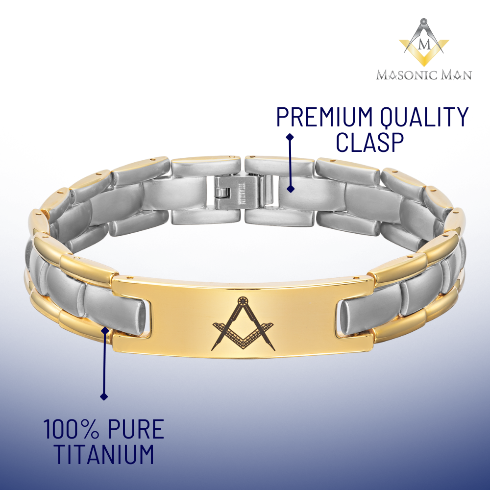 Mens Masonic Bracelet