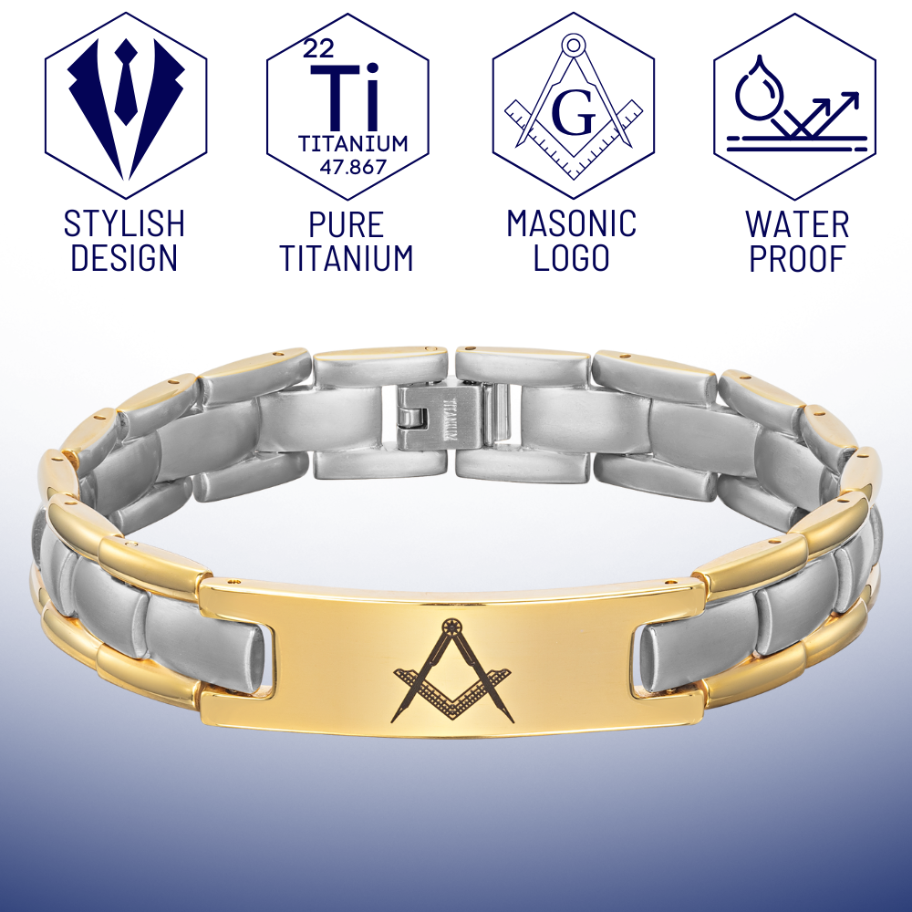 Mens Masonic Bracelet