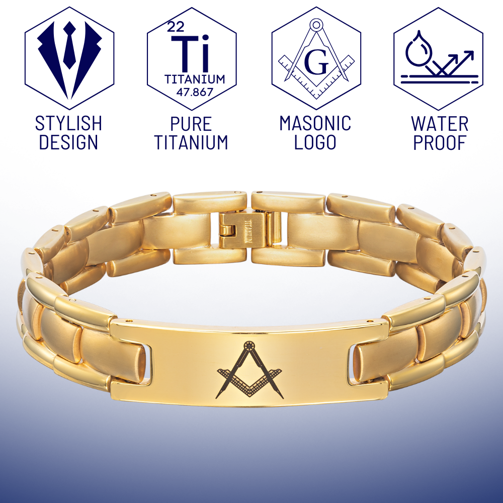 Mens Masonic Bracelet