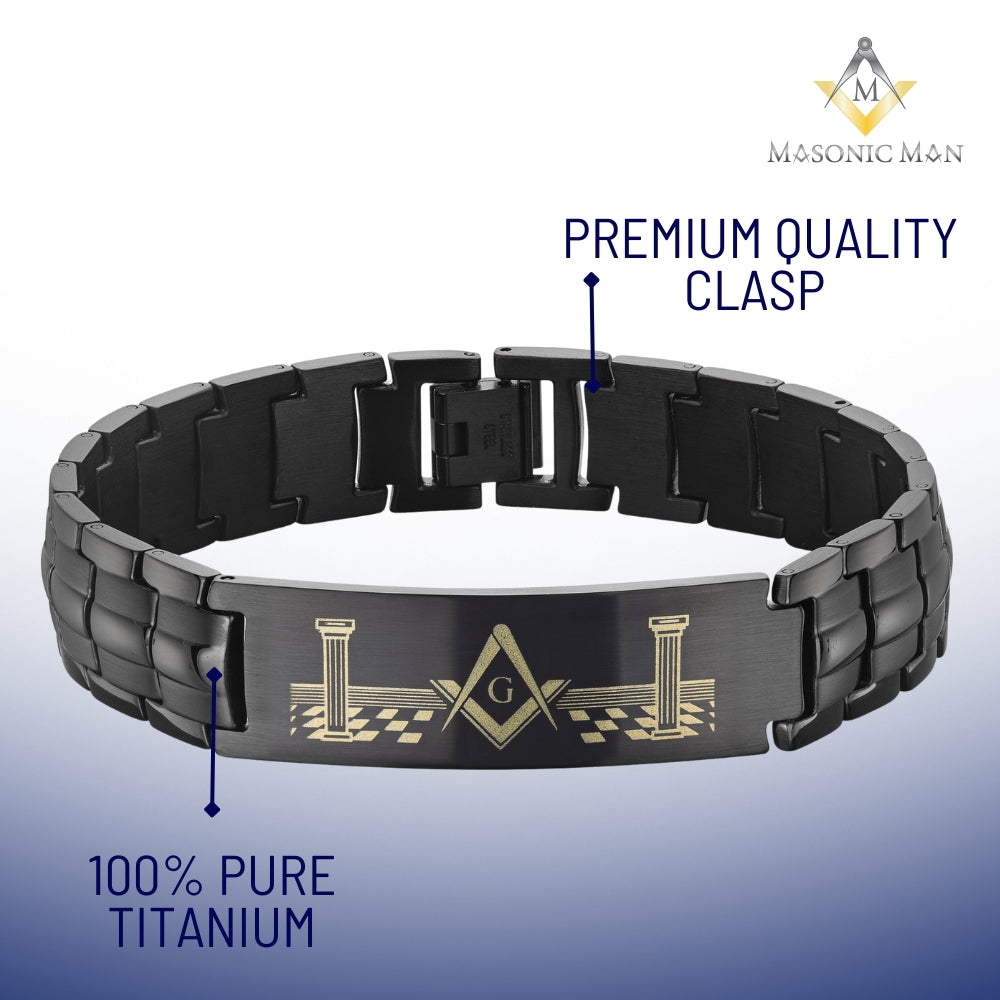 Mens Masonic Bracelet