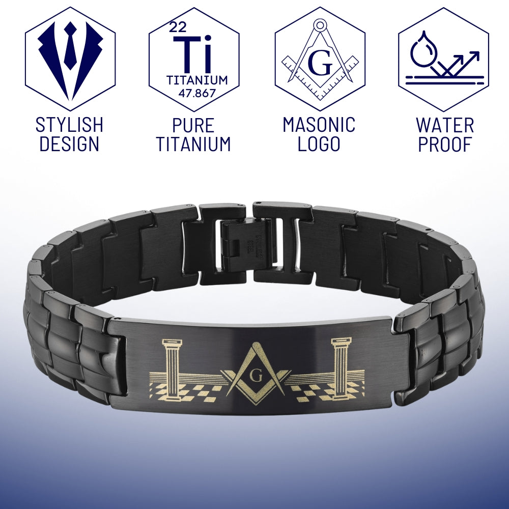 Mens Masonic Bracelet