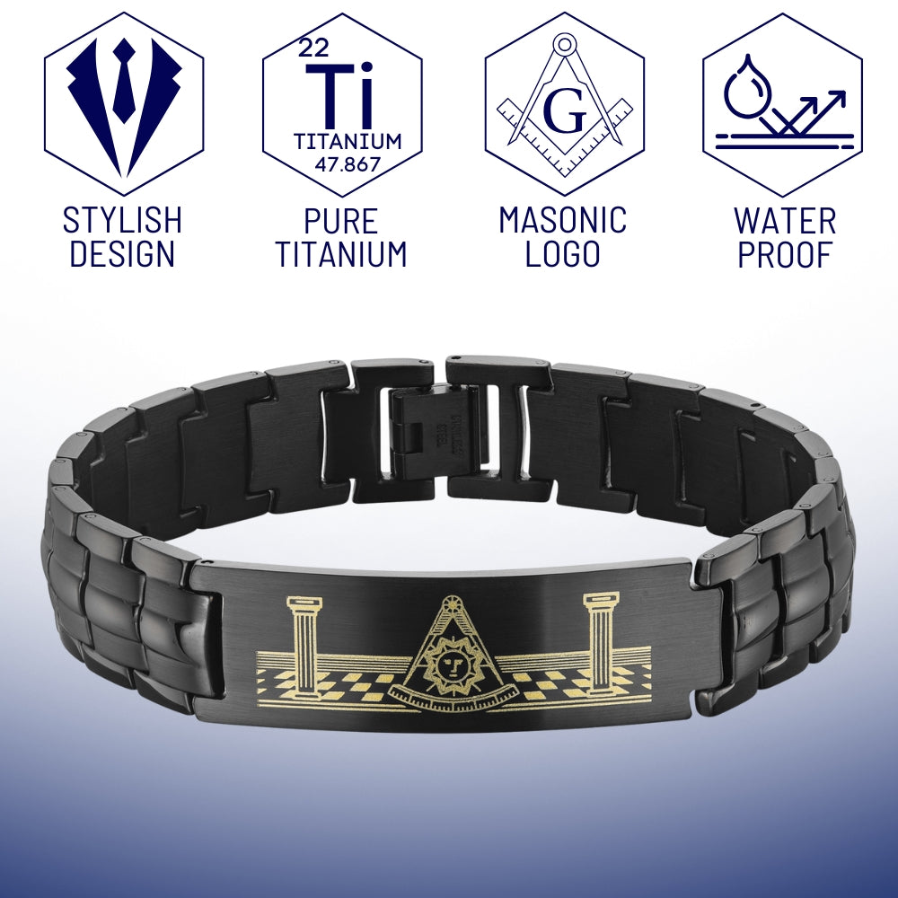 Mens Masonic Bracelet