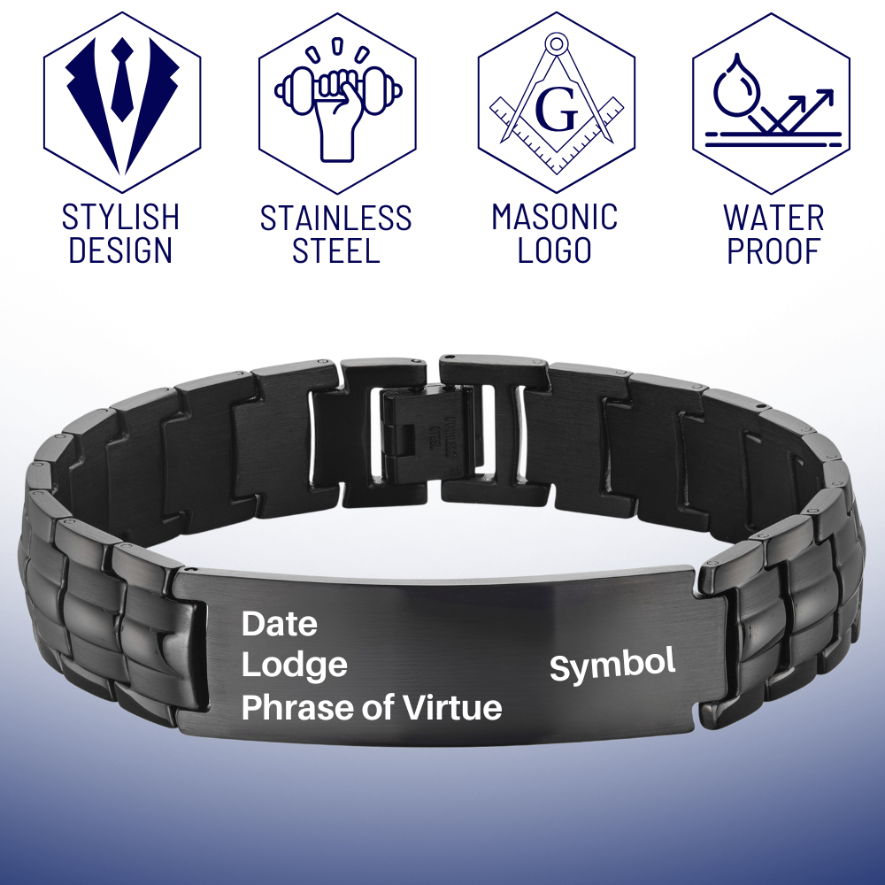My Masonic Journey | Personalised Engraved Bracelet