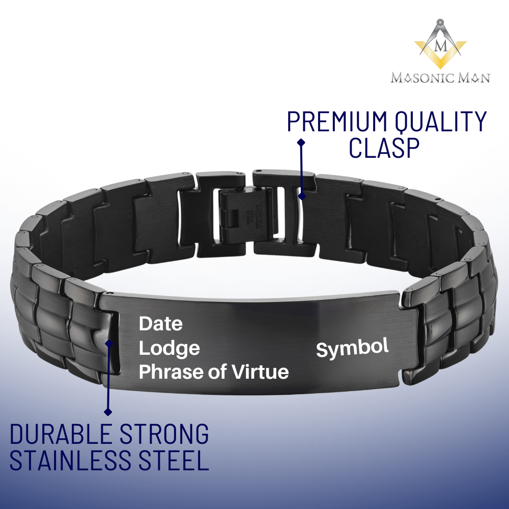 My Masonic Journey | Personalised Engraved Bracelet
