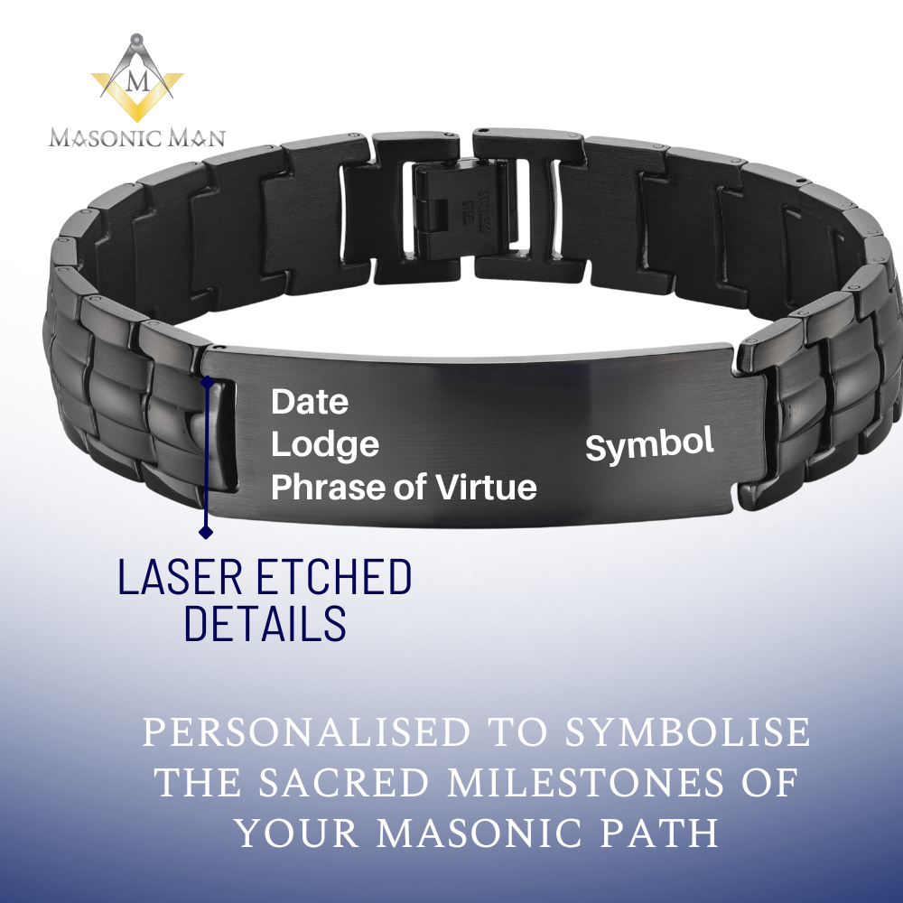 My Masonic Journey | Personalised Engraved Bracelet