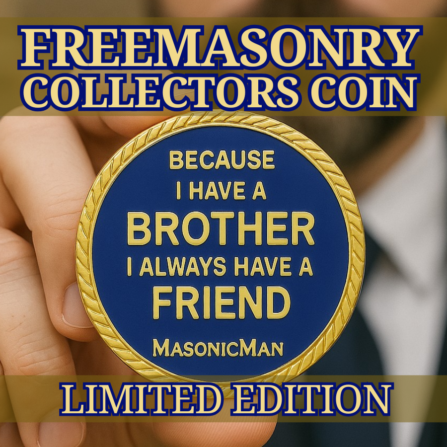MasonicMan Coin Because I have a Brother I Always Have a Friend