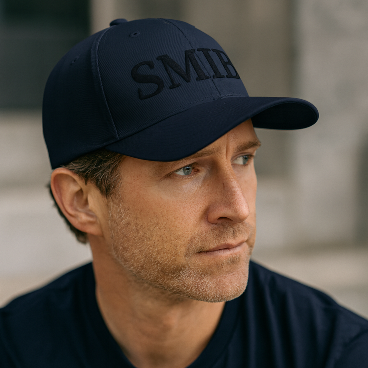 Freemasons SMIB hat- flexifit Navy/Black