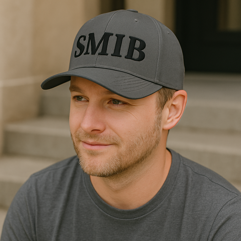 Freemasons SMIB hat- flexifit Grey/Black