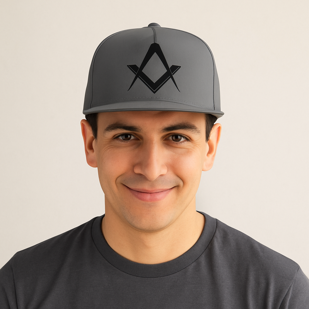 Freemasons So Mote It Be hat- Snapback Grey/Black