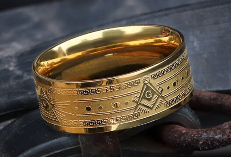 Mens Masonic Ring
