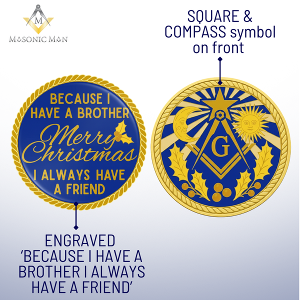 The Light of Christmas | Collectors Edition Challenge Coin - 5 Pack