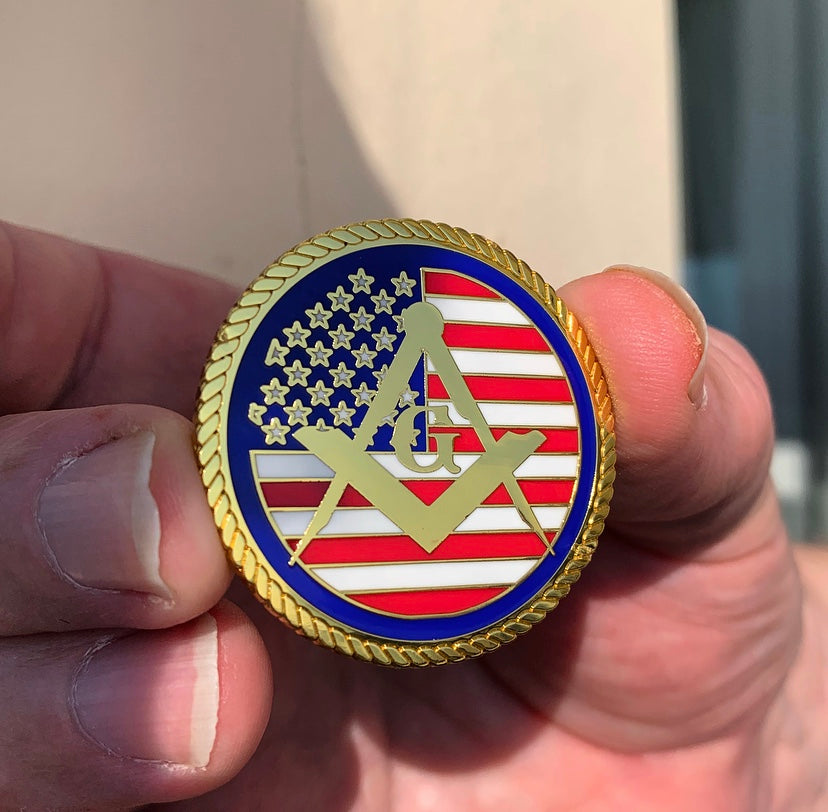 USA MasonicMan Coin