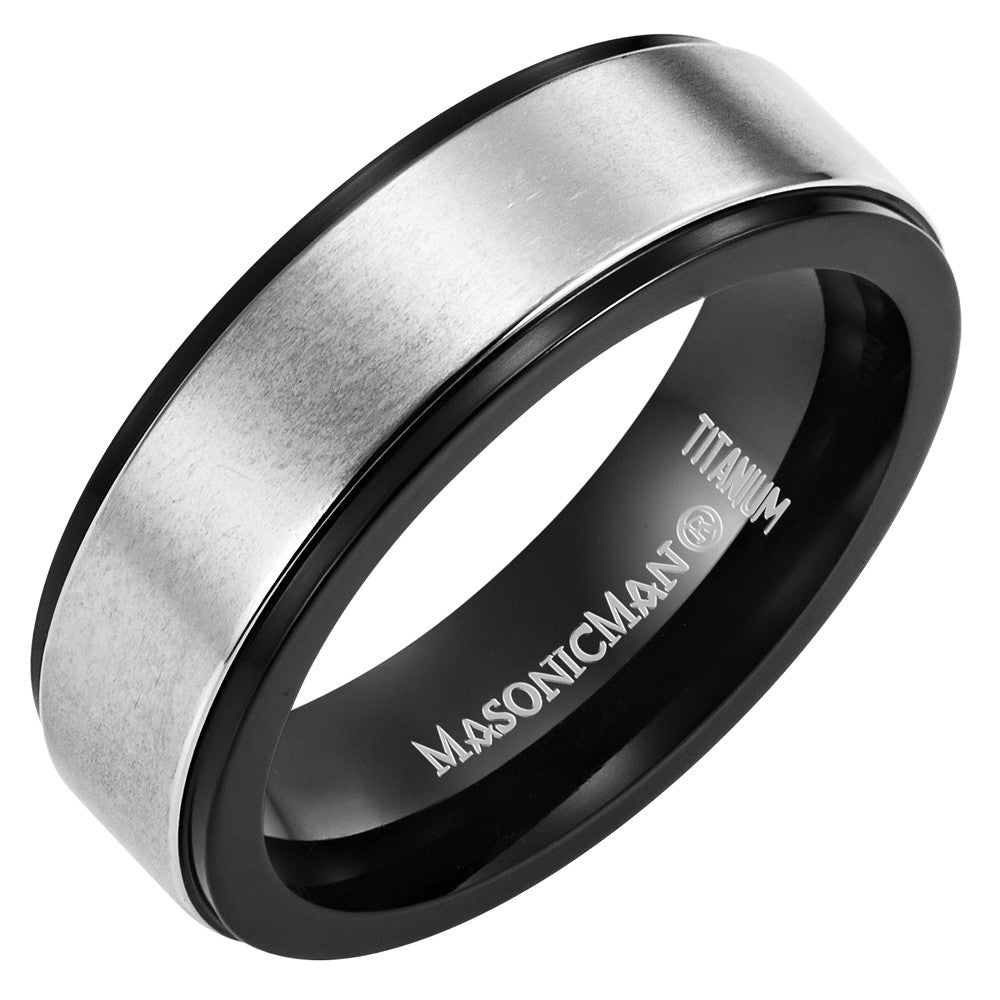 Masonic MASON Titanium Ring