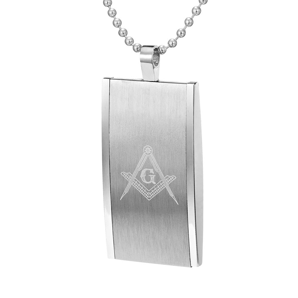 MasonicMan Reversible Blue Carbon Fiber Pendant