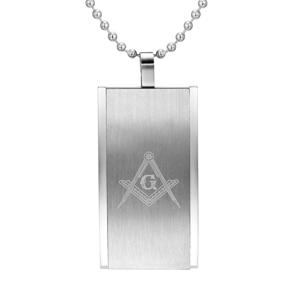 MasonicMan Reversible Blue Carbon Fiber Pendant